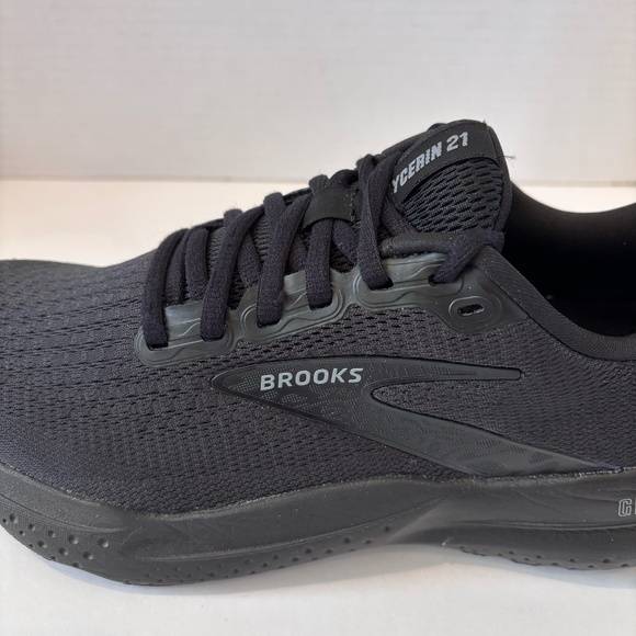 EUC Brooks Women's Glycerin 21 Black Ebony SZ 8.5 Running Shoe Sneaker - Picture 2 of 13